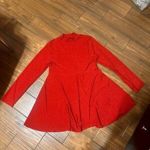 Wild Fable Shimmering Red Dress